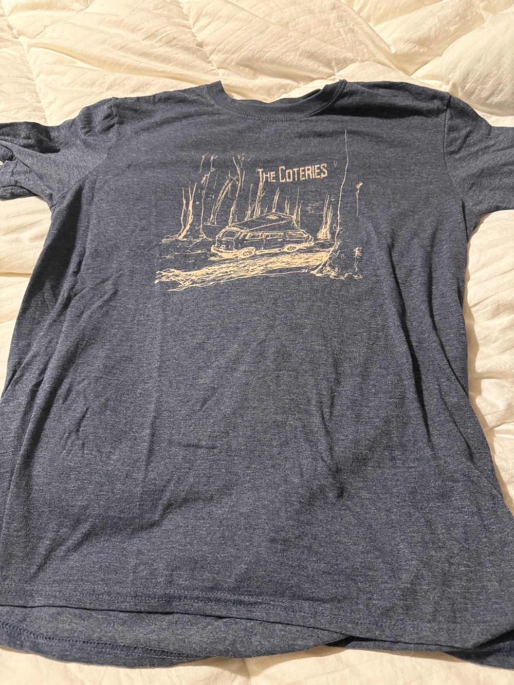 Men's Graphic T-Shirt in Heather Navy the coteries